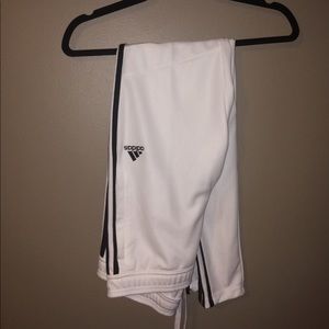 BRAND NEW white adidas pants!!